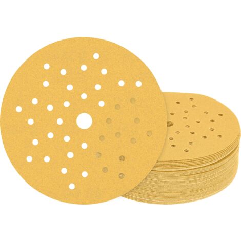 Bosch Professional 50x Carte Abrasive Expert C470 con 8 Fori per Legno Duro, Vernice su Legno, Ø 125 mm, Grana 220, Accessorio Levigatrice Rotoorbitale