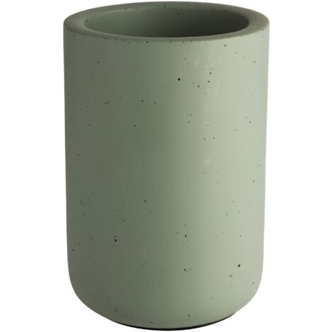 APS Refrigeratore per bottiglie ELEMENT in cemento – con fondo per mobili – per bottiglie da 0,7 – 1,5 litri – Ø 12/10 cm, altezza 19 cm, verde (1/4)