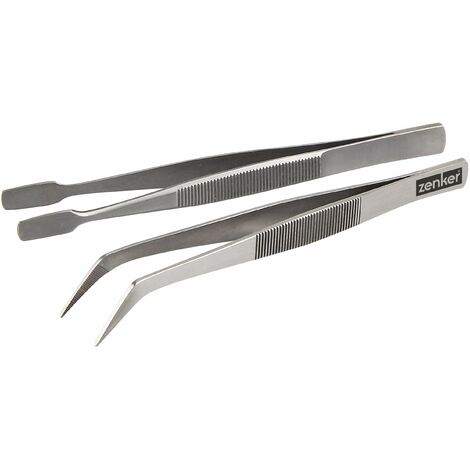 Fackelmann 44980 Delizioso e pinzette per servire, Acciaio Inossidabile, Argento, 55 x 55 x 25 cm, 2 unità (1/3)