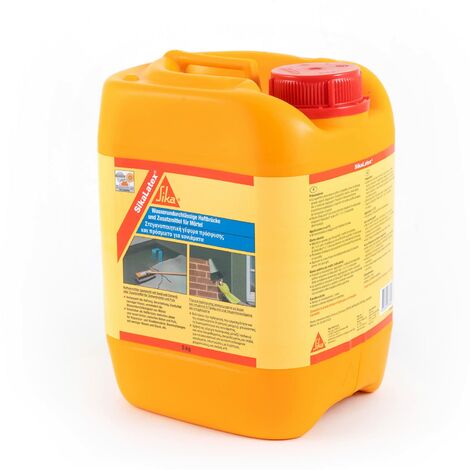 Sika - SikaLatex, Bianco - Additivo per malte e agente adesivo resistente all'acqua - Aumenta l'aderenza e la resistenza all'abrasione - Tanica 5kg