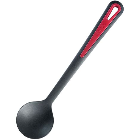 Westmark Cucchiaio per verdure/wok, Cucchiaio da cucina, Lunghezza: 31,5 cm, Gallant, Nero/Rosso, 29652270 (1/5)