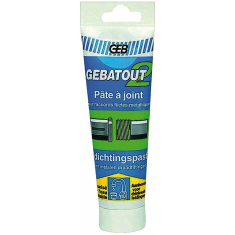 GEB 103981 - Pasta per guarnizioni, per raccordi idraulici metallici filettati, 125 ml