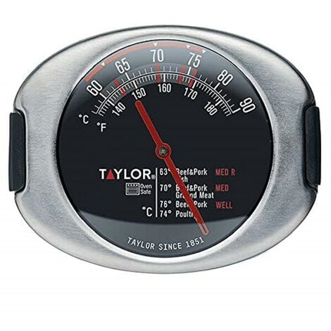 Taylor Pro Sonda Termometro da Forno in Acciaio Inox, 7,5 x 6 x 13 cm