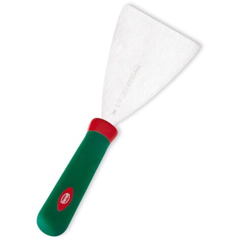Sanelli Premana Professional Spatola Pizza, Acciaio Inossidabile, Verde/Rosso, 26 x 2.5 x 10 cm (1/2)
