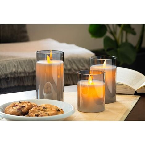 Set di 2 Candele a LED con colore cangiante - candele led, lumini