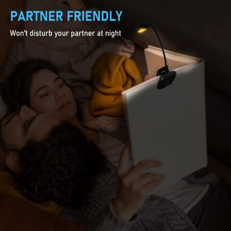 Luce Da Lettura Ricaricabile USB - 9 LED, 3 Modalità, Pinza Flessibile - Foto 7