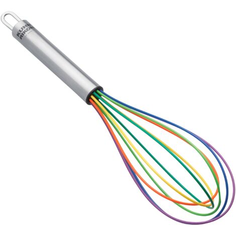 Kuhn Rikon 22265 - Frusta in Silicone Colori,Piccola, 22 cm, Multicolore (1/5)