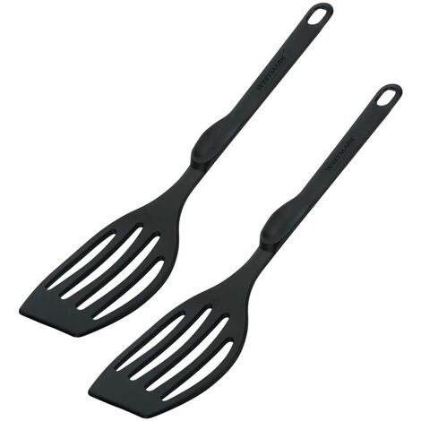 Westmark Flonal Plus 203522E5 - Spatola per padella, resistente al calore fino a 270°C, lunghezza: 28,3 cm, in plastica, colore: Nero (1/4)