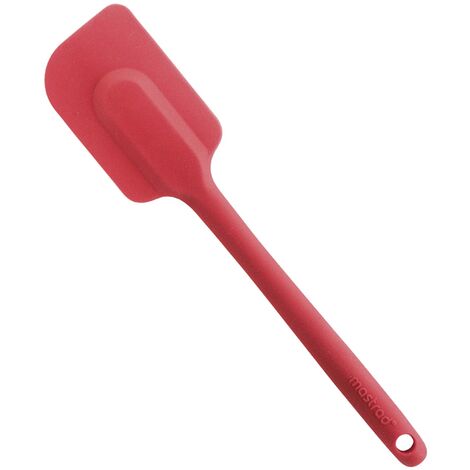 Mastrad F10215 - Spatola in Silicone, 26,8 x 1,3 x 6 cm, Colore: Rosso