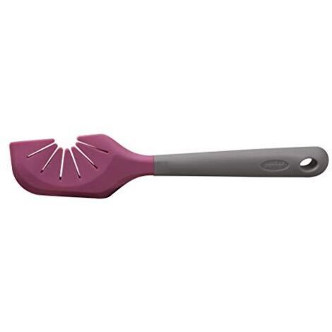 Zenker FCK44916 2in1, spatola e pulisci Frusta, (Colore: Grigio e Viola) quantità:1 Pezzo, Silicone, Rosa (1/4)