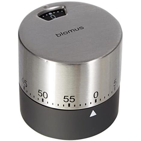 Hoshen Timer Da Cucina Meccanico 60 Minuti - Acciaio Inox, Forma A Cono, Senza Batterie