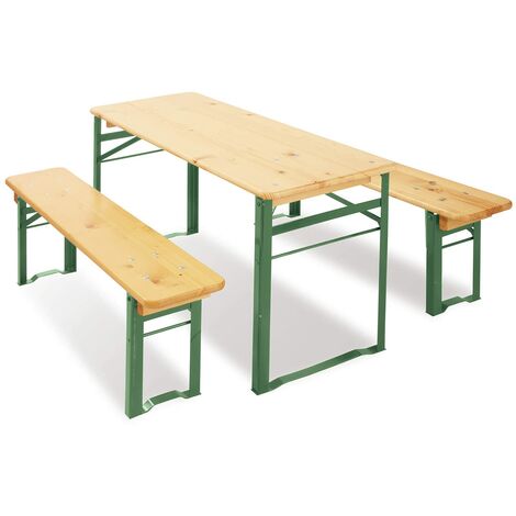Pinolino - 201337 - set tenda per feste per bambini Sepp - tavolo (110 x 40 x 51 cm), panca (110 x 20 x 31 cm) (1/3)