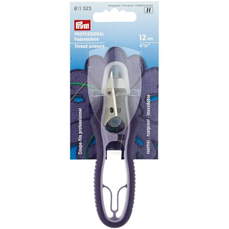 Prym Forbici filo professionale 4 1/2''' 12 cm, acciaio inox, viola
