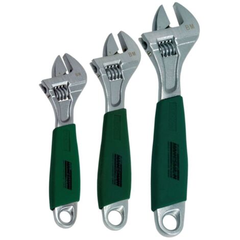 Mannesmann - M19880 – Set di chiavi regolabili a rullino 3 pz., 6-8-10"