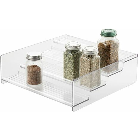 iDesign Organizer cucina, Piccolo scaffale empty, Trasparente E Argent –