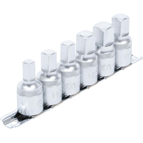 Serie di chiavi per tappi olio 12,5 mm (1/2") 6 pz.