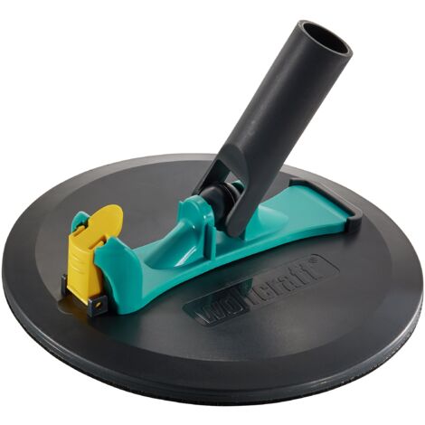 wolfcraft Set per levigatrice circolare per cartongesso, Ø 225 mm, 3 pezzi I 4052000 I Per levigare efficientemente superfici di cartongesso