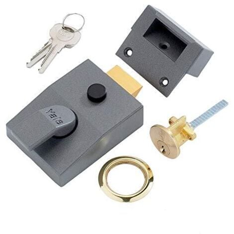 Yale YALPBS1BLX P BS1 BLX PB 60, BS1 British Standard Nightlatch 60 Mm Finitura In Ottone Alta Si 146952 - Foto 11