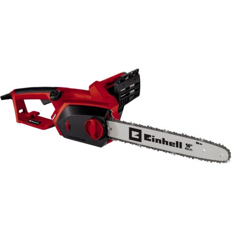 Einhell GH-EC 2040 Elettrosega (230-240 V, 2000 W, barra oregon 40,6 cm, taglio 37,5 cm, velocità catena 13,5 m/sec., serbatoio olio catena 160 ml, incl. Faretra copri catena)