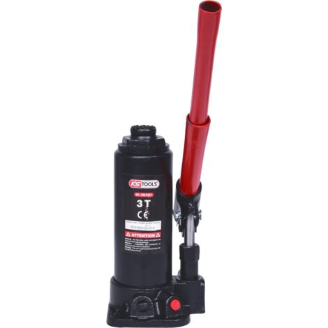 KS Tools 160.0351 Martinetti Idraulici a Bottiglia, 3 T
