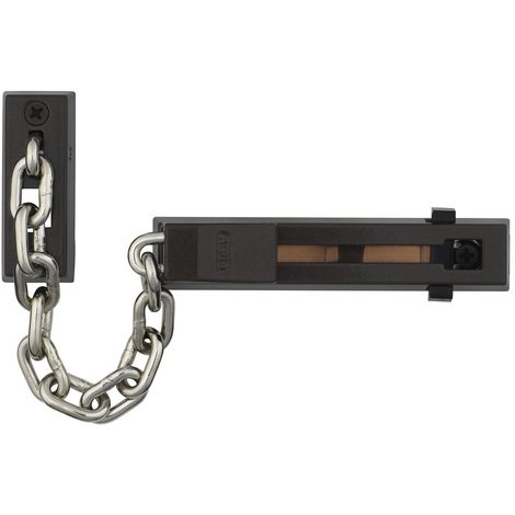 Catena per porta SK66 L.165mm DIN L/R marrone con serratura di sicurezza per bambini ABUS