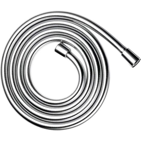 hansgrohe Isiflex - Tubo flessibile doccia 2,00 m con protezione antitorsione e antipiega, incl. guarnizioni cromo, 28274000