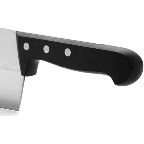 Pela Arance Arcos - Acciaio Inox 65mm, Manico Nero In Polipropilene, Professionale