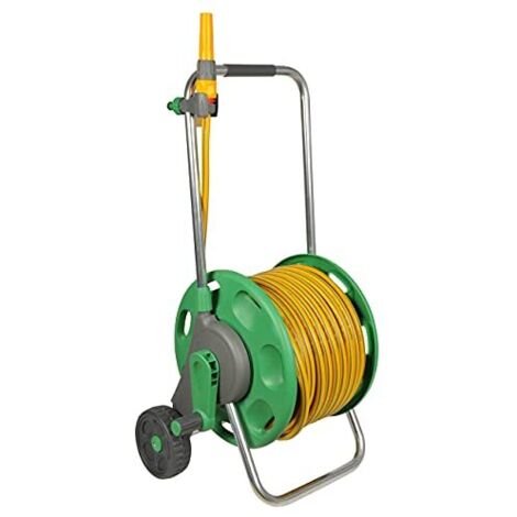 Hozelock - Carrello per tubo di irrigazione 60 M con tubo flessibile da 12.5 mm (1/4)