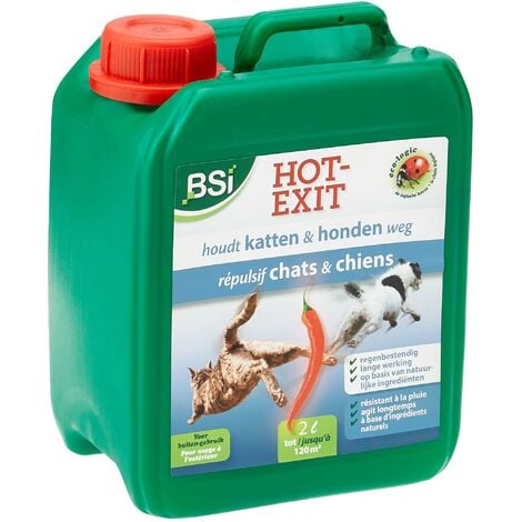 BSI 3417 - Uscita a Caldo - Repellente per Cani e Gatti, 2 l
