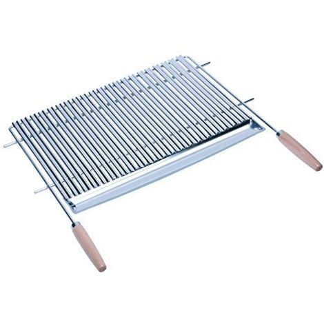 Sauvic 02795, Griglia Inossidabile a V accorciabile da 66,5 a 75,5x40 cm