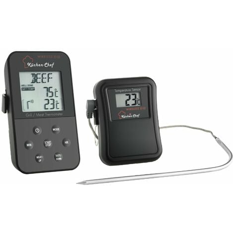 TFA Dostmann 14.1504 Cucina-Chef Wireless - Termometro per Forno/Barbecue