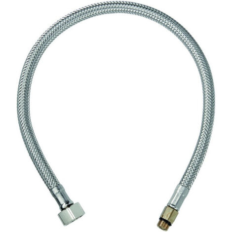 Grohe 46255000 Tubo Flessibile a Pressione, M10 x 1 3/8 Pollici, Cromo, 544 mm