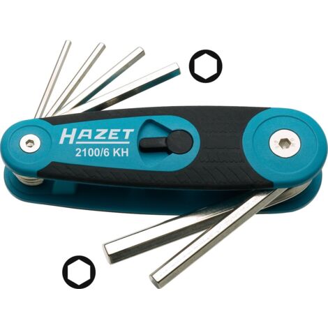 Hazet 2100/6Kh Serie di Giraviti ad Angolo, Argento, Numero Utensili 6 (1/5)