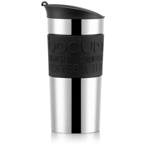 Bodum 11068-01, Travel Mug, Mug da viaggio, small, colore: Nero (1/5)