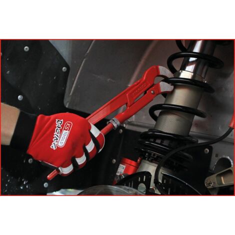 KS TOOLS Pinza per tubi angolata a 45°, 1,1/2"