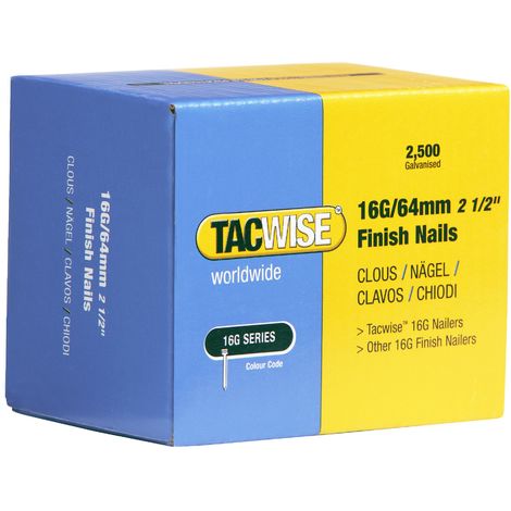 Tacwise 0301 16G Chiodi di Finitura per Tacwise DFN5 e FFN64LHH