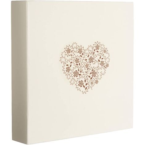 Album Foto Hama 200 Pagine 10x15cm - Beige Con Motivo Cuori - Foto 4