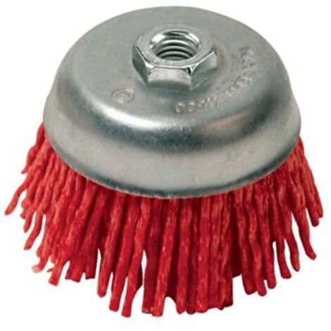 Silverline 217606 Spazzola di fili nylon abrasivi a tazza 75 mm