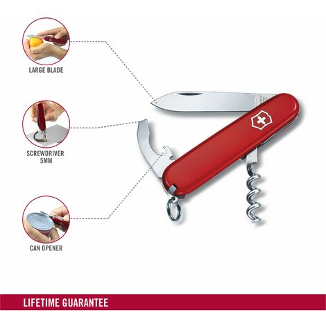 Coltellino svizzero multiuso tascabile Victorinox Waiter 8,4 cm