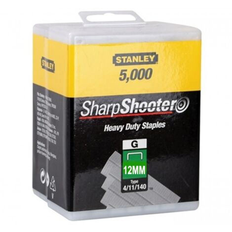 Stanley Graffette Heavy-Duty 1-TRA708-5T 12 mm (5000 pezzi) (l'imballaggio può variare)