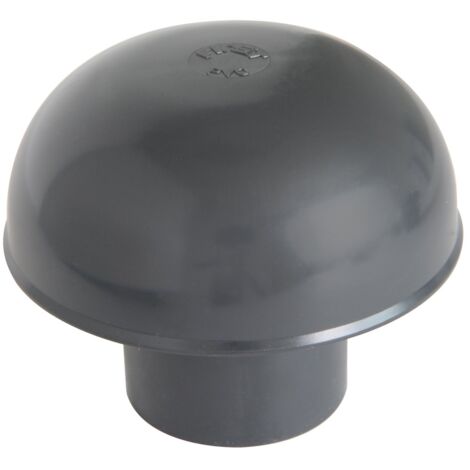 First Plast CDVM50A Cappello di Ventilazione Testa Esalatore, Nero, diametro 50 mm