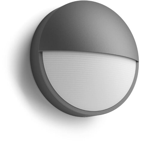 Philips MyGarden Arbour Lampada Da Parete LED Per Esterni - 4.5W, Antracite, IP44, Bianco Caldo