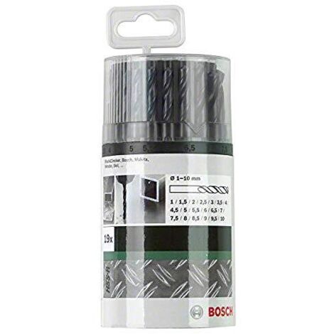 Bosch 2609255033 - Set di punte da trapano in metallo HSS-R, 19 pezzi (1/4)