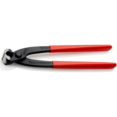 KNIPEX 99 01 220 SB Tenaglia (pinza per ferraioli e cementisti) rivestiti in resina sintetica atramentata nera 220 mm