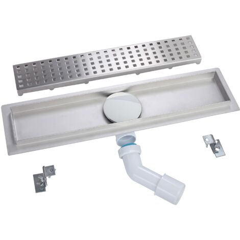HUX HOME, Canaletta per doccia a filo pavimento extra larga 120 cm, con sifone DU10C12D (1/5)