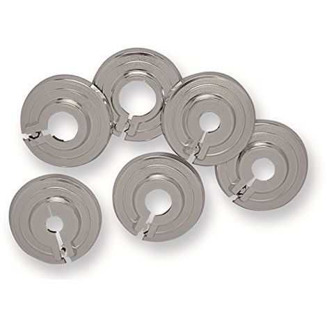 Rosoni Apribili Plastica Bianca | Set 10 Pezzi | Per Termosifoni | Tubi Rame 12mm | Acquastilla - Foto 4