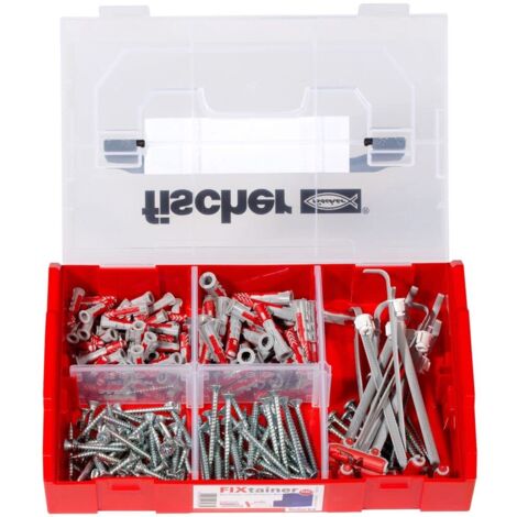 Tasselli Fischer UX Universali 5x30 Con Vite - Per Muro Pieno, Forato E Cartongesso