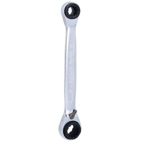 KS Tools 503.4565 Chiave poligonale a due bocche GEAR+, 10x19-13x17, 4 in 1, d/s
