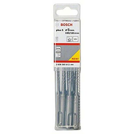 Bosch Professional, Punte per martelli perforatori SDS-plus-5 (10 Pezzi, Ø 5 mm)