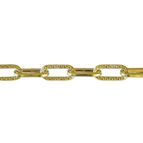 Chapuis BL12 catena per lampadario decorazione cablato acciaio carico di lavoro indicativa, Dore, 25 m/Ø 2 mm